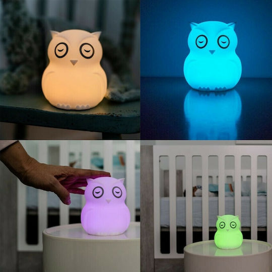 Bbluv LED Kinder Dekorative Lampe Berührung Hibu mit Farbwechsel Weiß 10x8.9x12.2εκ.