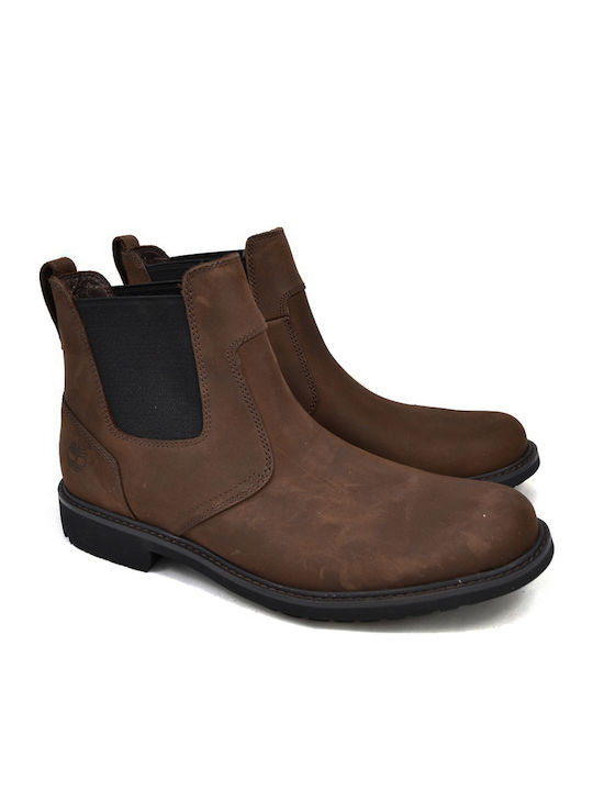 EarthKeeper Stormbuck Leather Brown Chelsea Boots