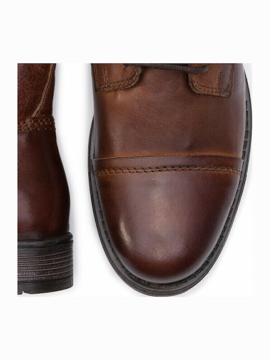Leather Boots Cognac