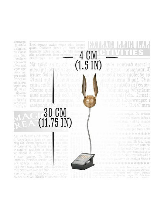Paladone Led Παιδικό Φωτιστικό Γραφείου Harry Potter Golden Snitch Πολύχρωμο 4x30cm