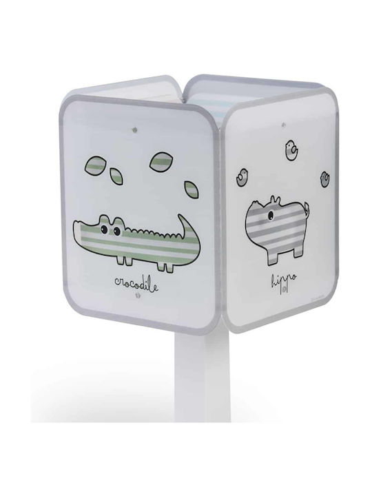 Ango Lampă portabilă pentru copii Baby Zoo Alb 14x14cm