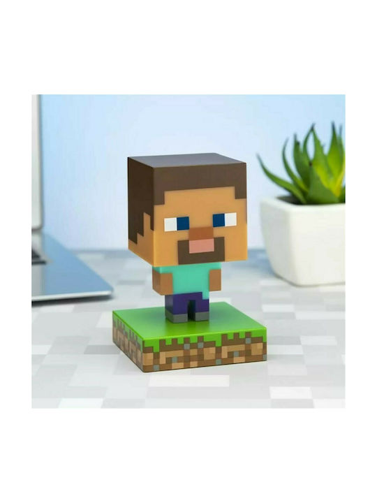 Paladone Kids Decorative Lamp Minecraft Steve Multicolour 11cm