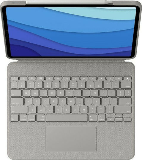 Logitech Combo Touch US Flip Cover cu Tastatură în Engleză SUA Gri (iPad Pro 2018 11")