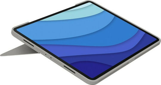 Logitech Combo Touch US Flip Cover cu Tastatură în Engleză SUA Gri (iPad Pro 2018 11")