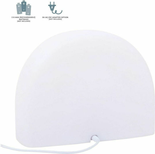 A Little Lovely Company Led Kids Decorative Lamp Rainbow Pink 21.2x16x8εκ.