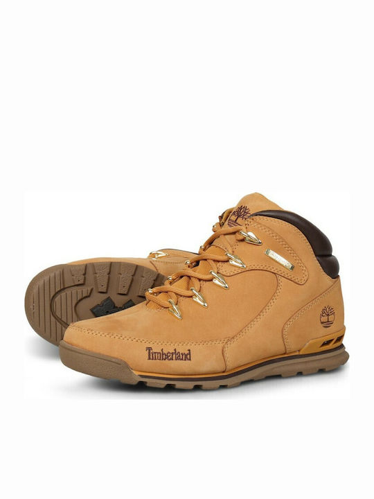 Timberland Euro Rock Hiker Ανδρικά Ορειβατικά Μποτάκια Κίτρινα