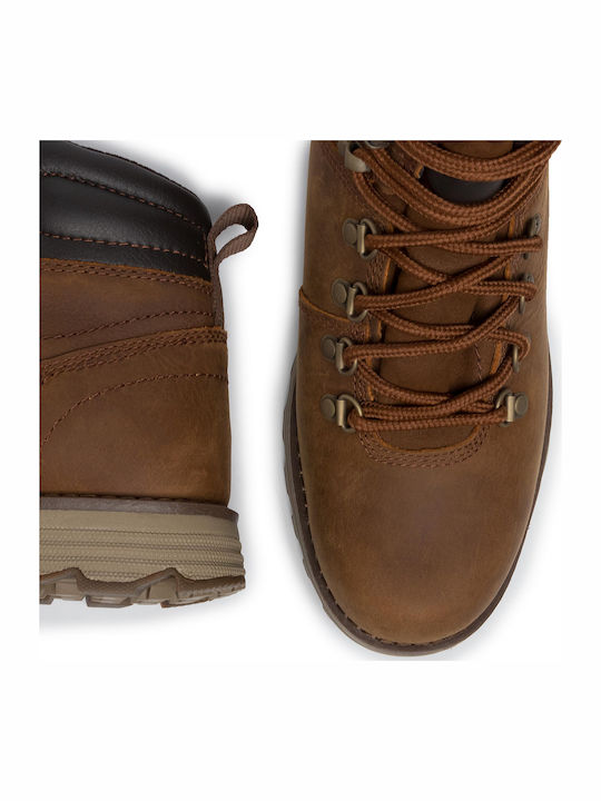 Sire Leather Brown Men's Boots Waterproof