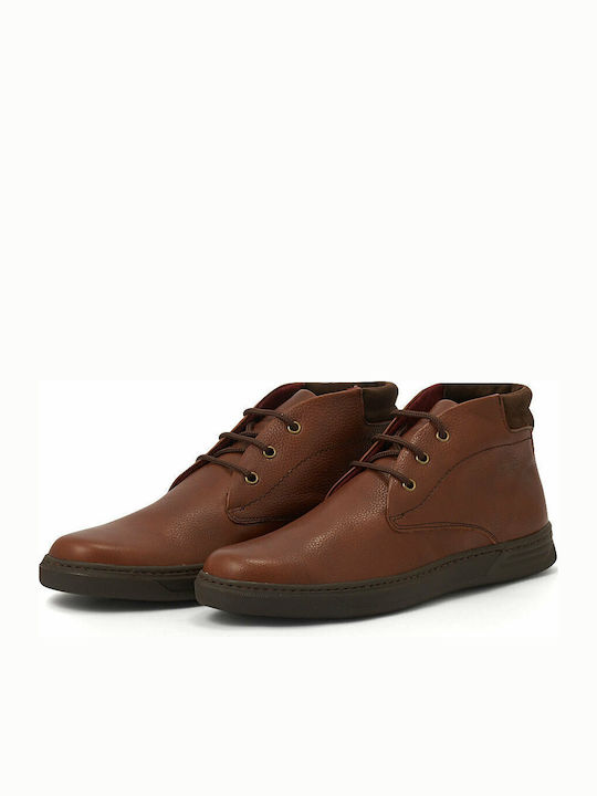 Piele Tabac maro Ghete barbati Anatomic
