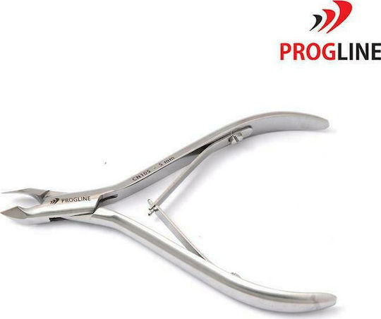 Progline Progline Πενσάκι Επωνυχίων Inox Δύο Ελατηρίων 10εκ. με Πάχος Λεπίδας 5mm