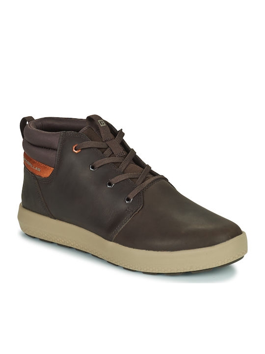 Proxy Mid Leather Men's Boots Coffee Bean
