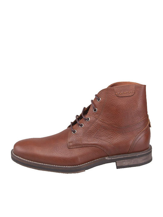 Damiani 951 Men's Leather Boots Tabac Brown