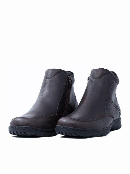 Leather Brown Men's Boots Anatomical