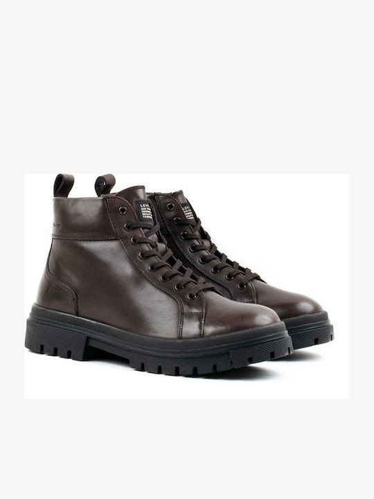 Arjun Leather Brown Boots