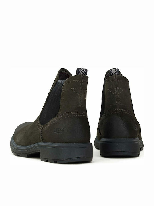 Biltmore Suede Chelsea Boots Waterproof Dark Olive