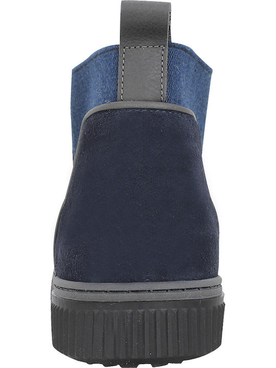 Marineblau Herrenstiefel