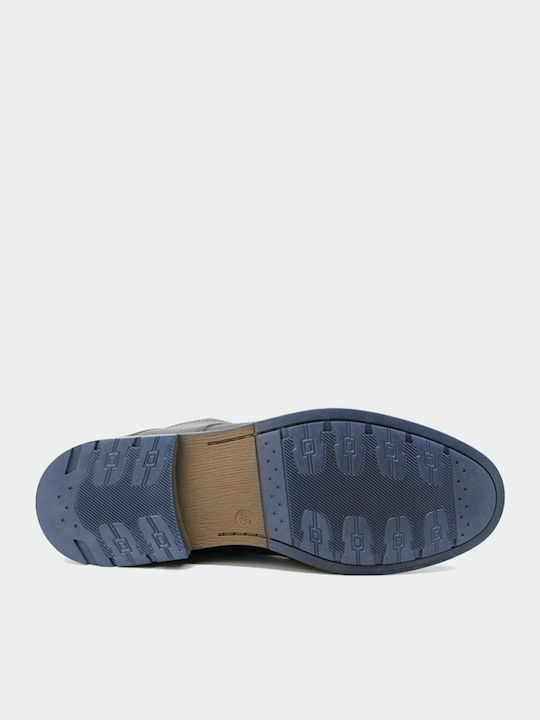 Piele Negru Ghete barbati