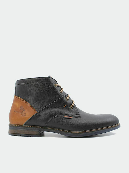 Piele Negru Ghete barbati