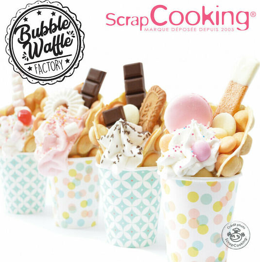 Scrap Cooking Scrap Cooking Гофретник за Балон Вафли 700W