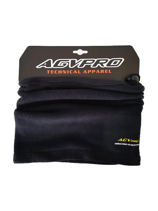 AGVpro Micro Warmer Περιλαίμιο Αναβάτη Μοτοσυκλέτας Fleece Μαύρο Χρώμα