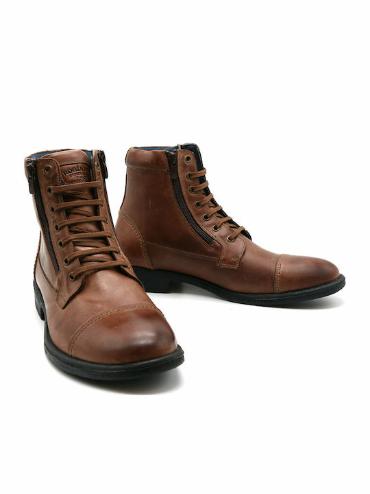 Leather Tabac Brown Boots