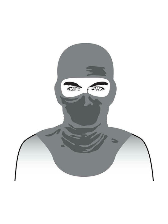 Lampa Mask-Neck Warm-Tech Full Face Motorcycle Rider Balaclava made of Polyester Black Color