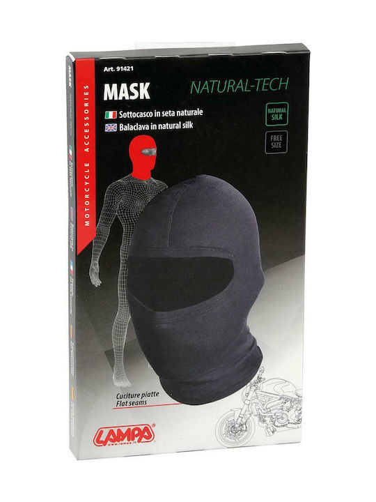 Lampa Mask-Plus Full Face Μπαλακλάβα Αναβάτη Μοτοσυκλέτας Μαύρο Χρώμα