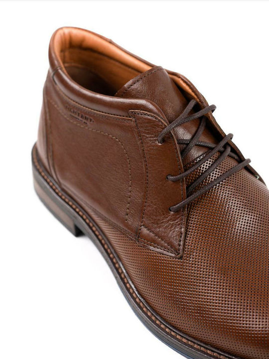 Leather Men's Boots Anatomical Cognac