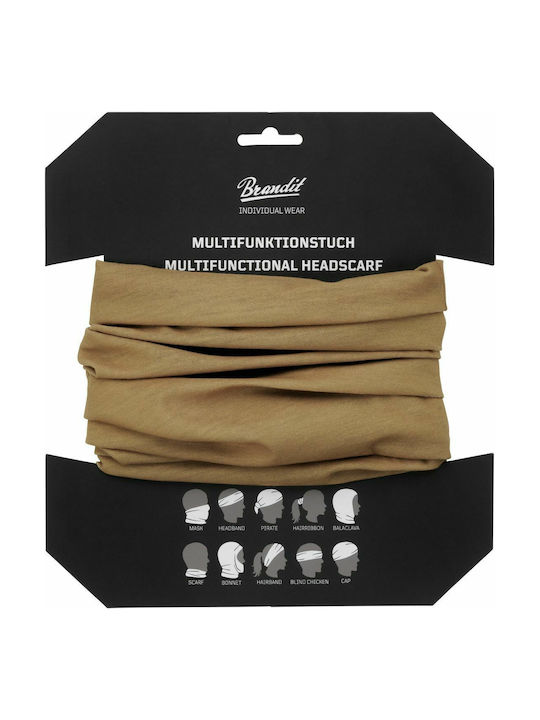 Brandit Multifunktionstuch Motorcycle Rider Neck Warmer Beige Color