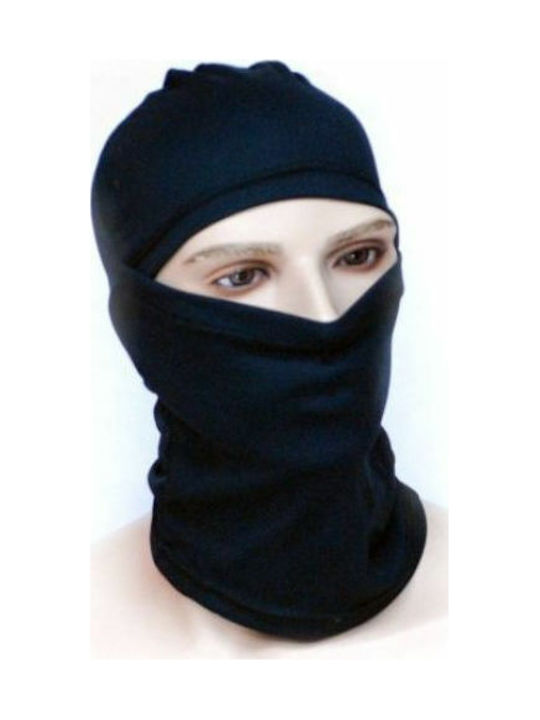 Cosa Bamboo Full Face Motorcycle Rider Balaclava Black Color