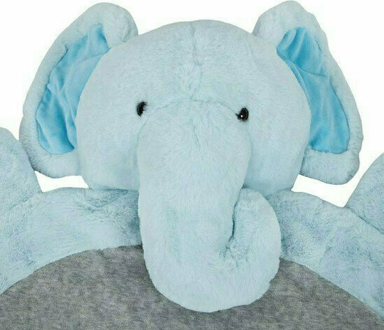 Manon Des Pres Kids Synthetic Rug Elephant Round 70cm Manon Des Pres Kids Synthetic Rug Elephant Round 70cm