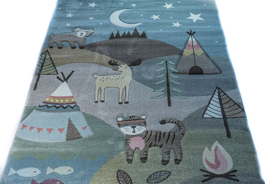 Tzikas Carpets 24225-730 Μπλε 133x190cm Tzikas Carpets 24225-730 Μπλε 133x190cm