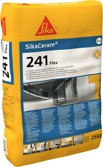 Sika Sikaceram 241 Flex Adeziv Placi de faianță Alb 25kg