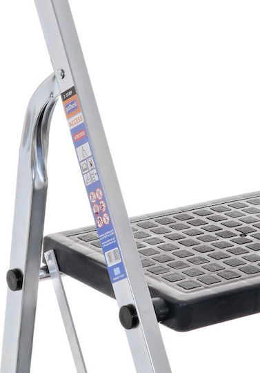 Palbest Quickstep Step Ladder Aluminum 4 Steps 100cm