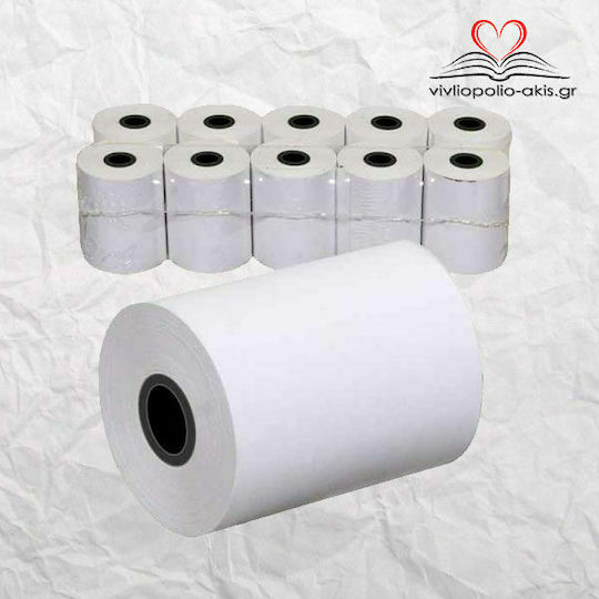 ICS Cash Register Paper Tape W80xD80mm 65m 48gr/m²