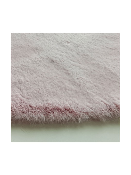 Newplan FC19 Παιδικό Χαλί Καρδιές Pink 120x120cm Πάχους 30mm
