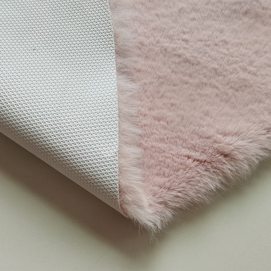 Newplan FC19 Παιδικό Χαλί Καρδιές Pink 120x120cm Πάχους 30mm