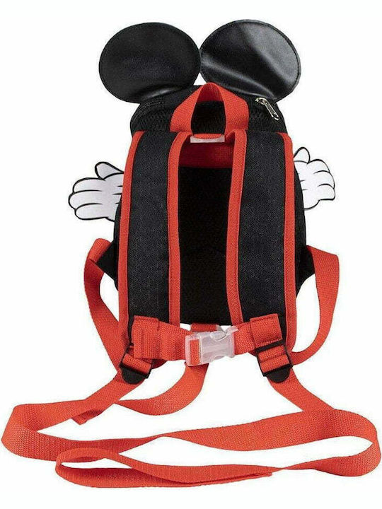 Mickey Mouse Ученическа Раница За Детска Градина Черна 20 x 9 x 27см