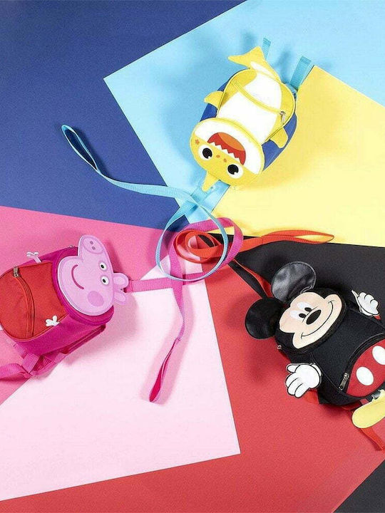 Mickey Mouse Ученическа Раница За Детска Градина Черна 20 x 9 x 27см