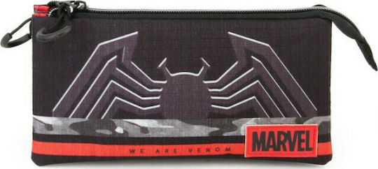 Karactermania Venom Monster Pencil Case with 3 Compartments Black