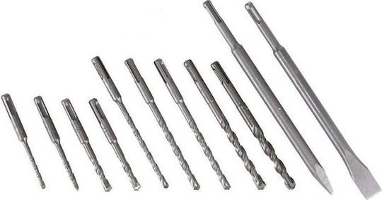 Bosch Set 11 Burghie cu Tija SDS Plus pentru Metal και Materiale de construcție