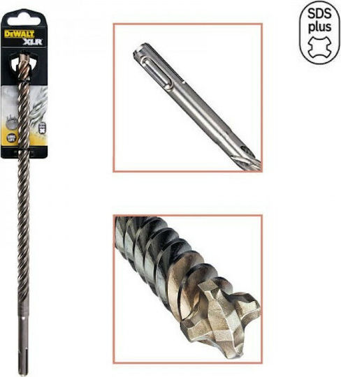 DEWALT FHC Four-Cut Drill Carbide with SDS Plus Shank for Masonry 8x200mm