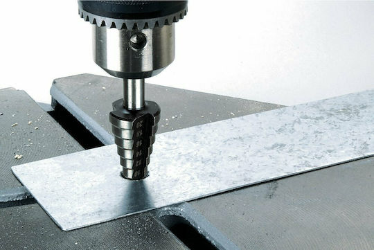 Wolfcraft Conical Drill HSS with Cylindrical Shank for Metal 8-30mm