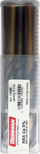 Benman Drill HSS with Cylindrical Shank for Metal και Wood 2mm