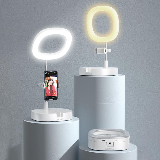 Dudao F16 Ring Light with Desktop Stand/Mount Stand and Mobile Holder