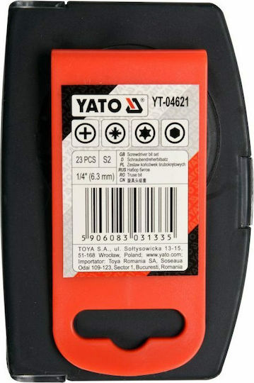 Yato Set 23 Screwdriver Bits Cross / Allen