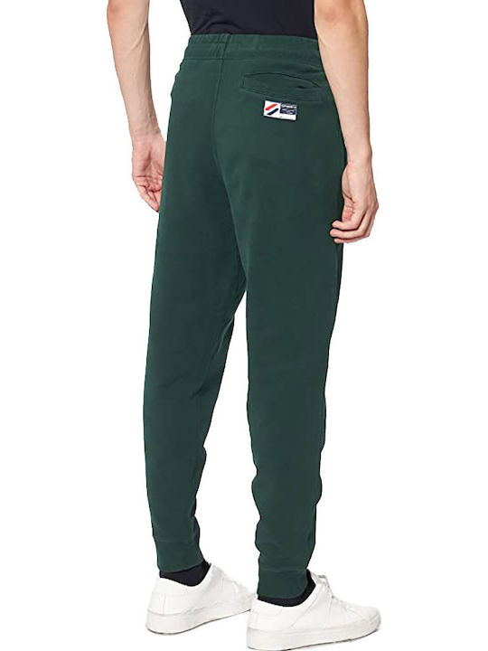 City College Sweatpants with Elastic Green