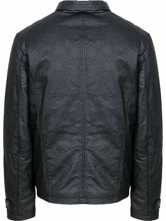 Prince Oliver Men's Winter Leather Jacket Black