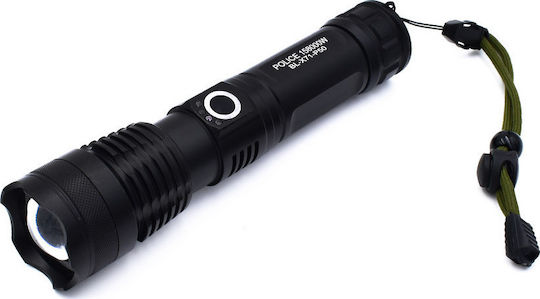 Bailong Επαναφορτιζόμενος Φακός LED IPX6 με Μέγιστη Φωτεινότητα 1400lm