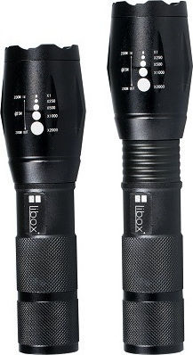 Libox Επαναφορτιζόμενος Φακός LED με Μέγιστη Φωτεινότητα 1000lm Libox Torch