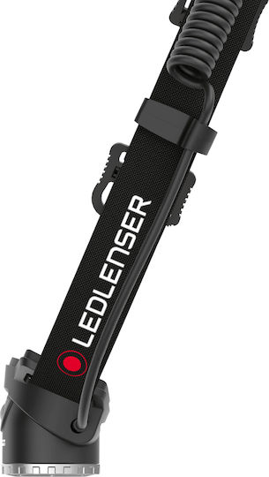 LedLenser Lumină de lucru și de sit, cu baterie Lanternă Frontală LED IPX4 cu Luminozitate Maximă 600lm H8R Negru
